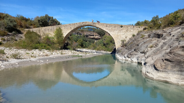 Pont roman sur le rio Isabena (photo M. Raulet)
