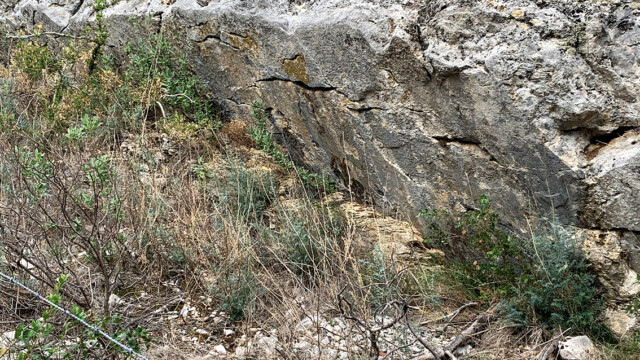Faille de Nogarède (photo JP Rolley)