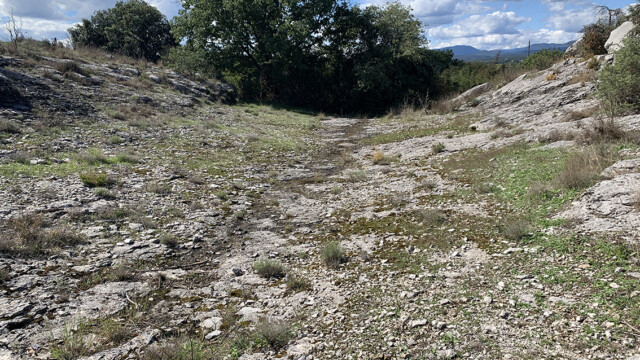 Rivière fossile de Combe de Vole (photo JP Rolley)