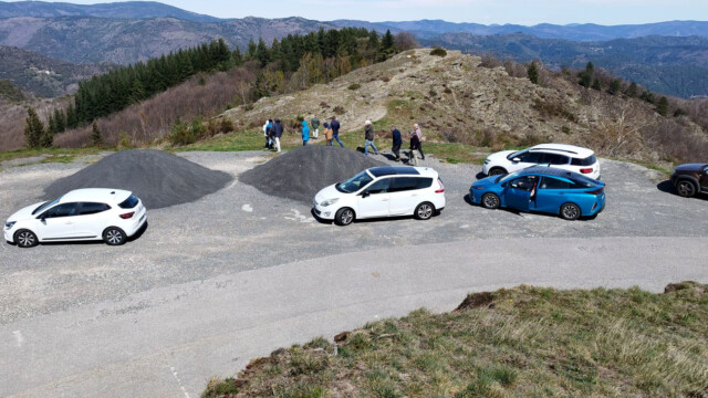 Arrêt panoramique sur la Vallée Française. (photo A. Touzillier)