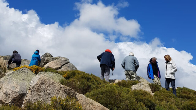 Dans les granites du sommet de Finiels (photo MdG)